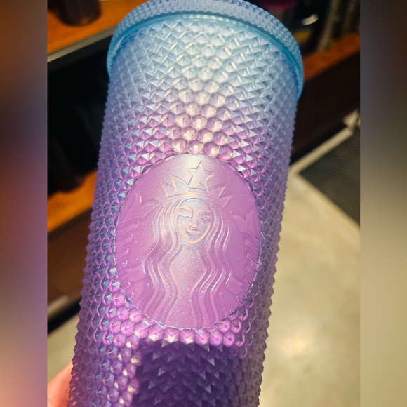 Starbucks Purple Soft Touch Studded Cup Ombre Bling Tumbler 24oz Venti New 2024 - Picture 6 of 15